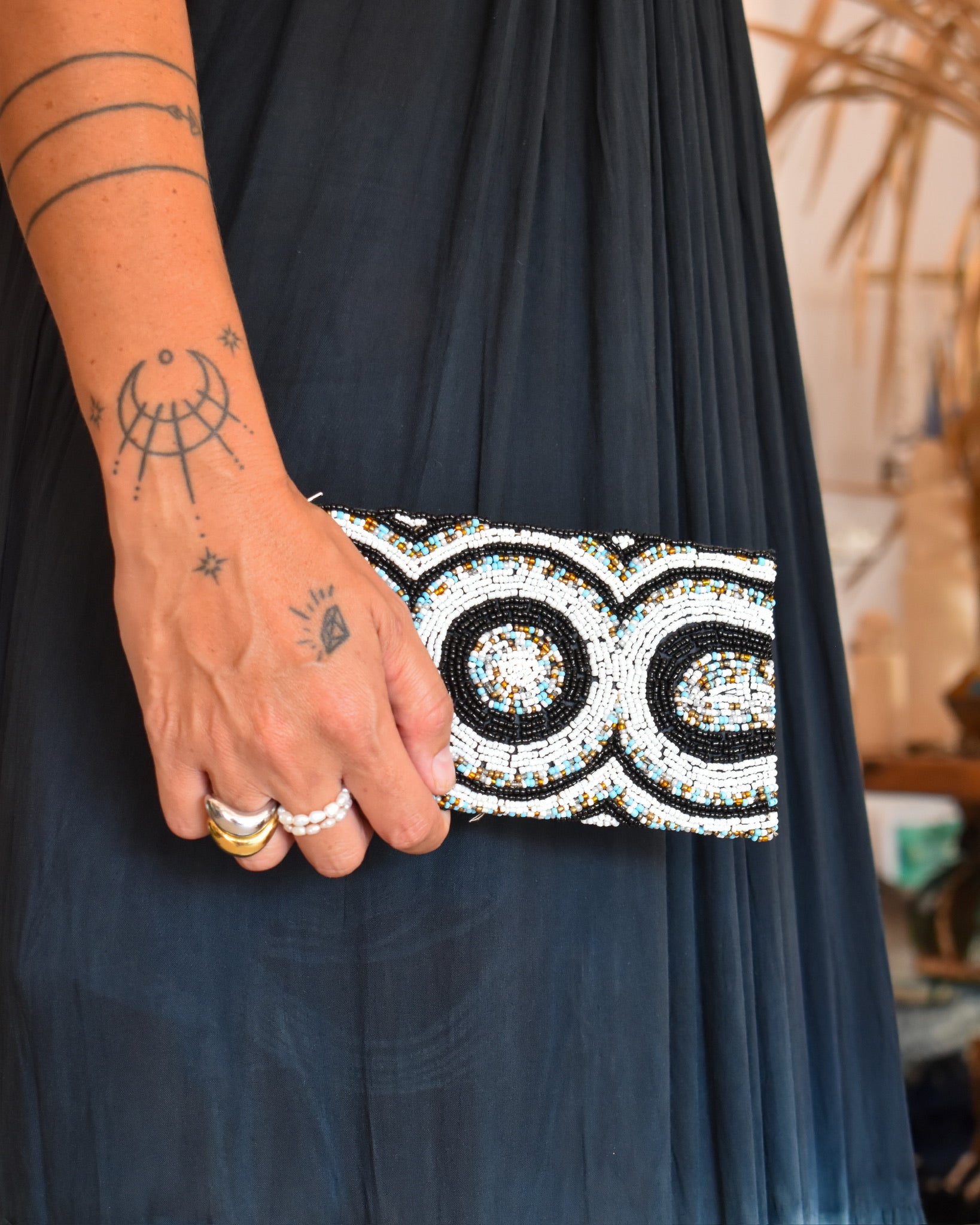 Mauritius Beaded Clutch