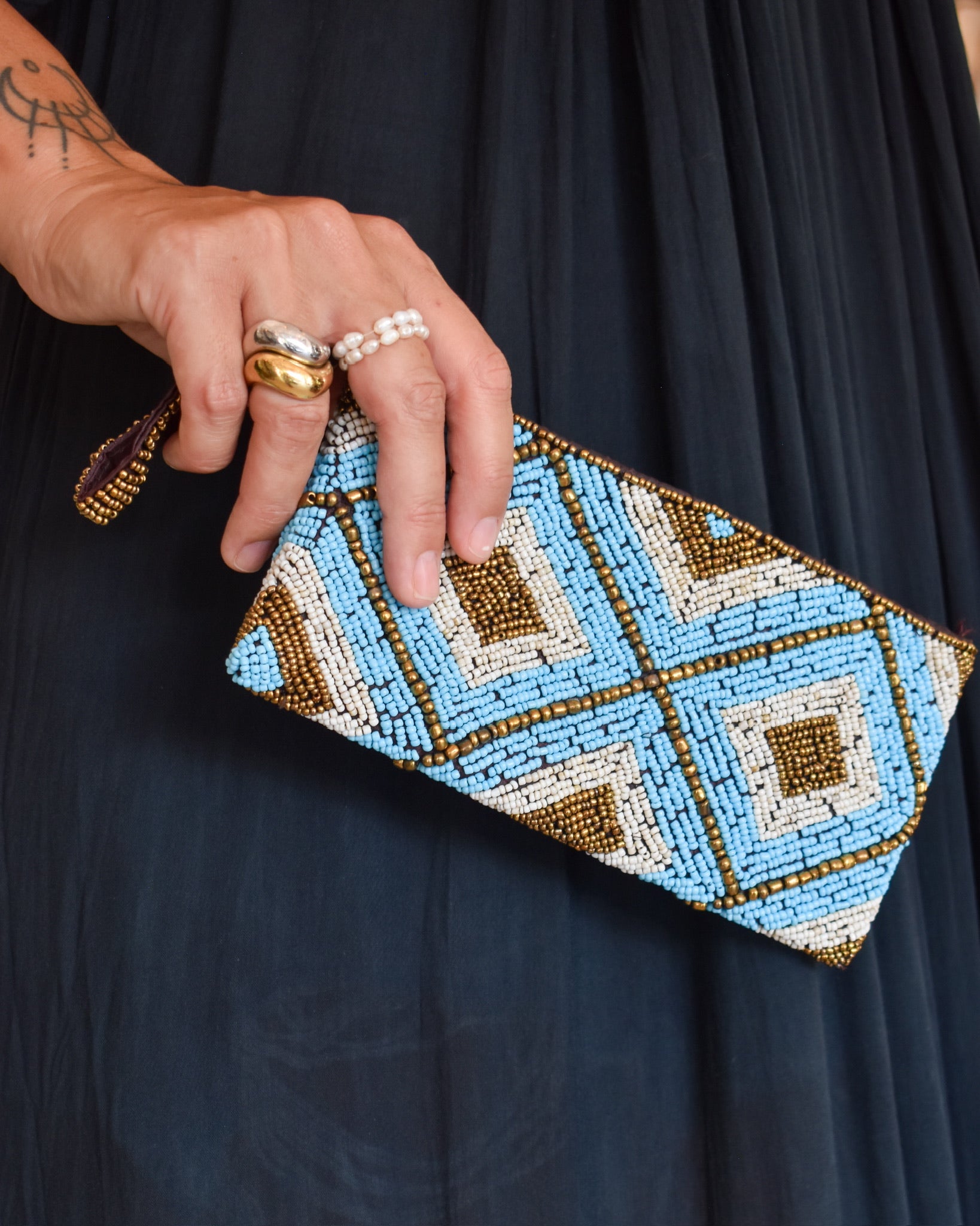 Zanzibar Beaded Clutch
