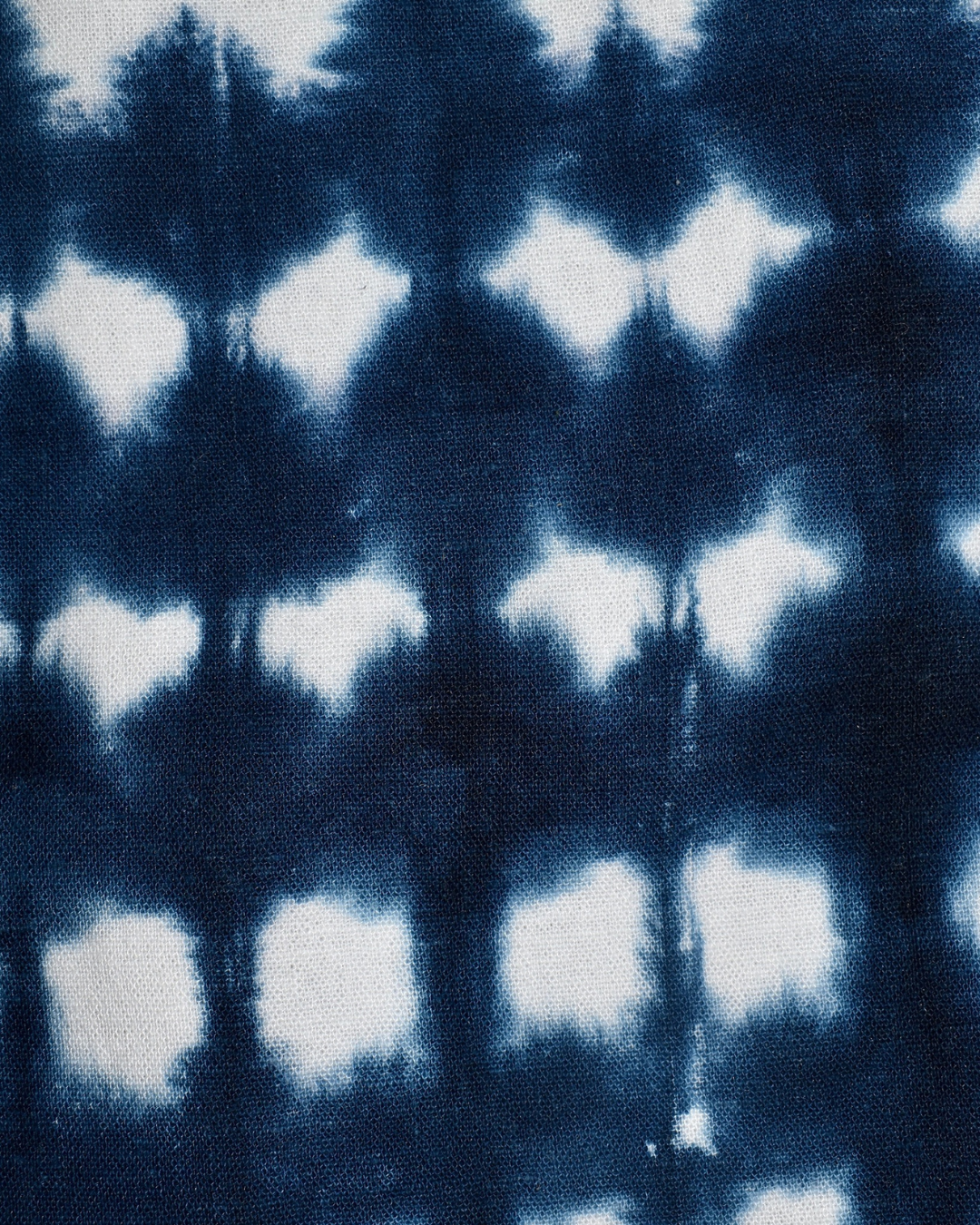 Tie-Dye Clutch Blue + White